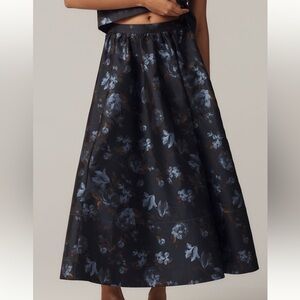 NWT| The Jacie Poplin Printed Maxi Skirt by Maeve ~ Size XL